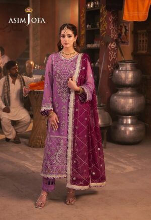 Asim Jofa Embroidered Chiffon Collection | Luxury Pakistani Designer Formal Wear for Women Unstitched Pakistani Salwar Kameez