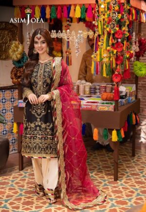 Asim Jofa Pyaar Diyan Gallan Collection Salwar Kameez, Wedding Dress, Party Wear Punjabi Suit, Indian Dress for Women